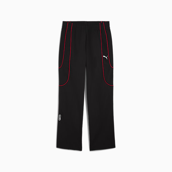 PUMATECH Relaxed Track Pants Men, PUMA Black-For All Time Red, extralarge