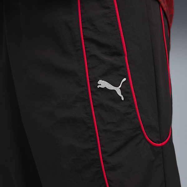 Pants de pista holgados para hombre PUMATECH, PUMA Black-For All Time Red, extralarge