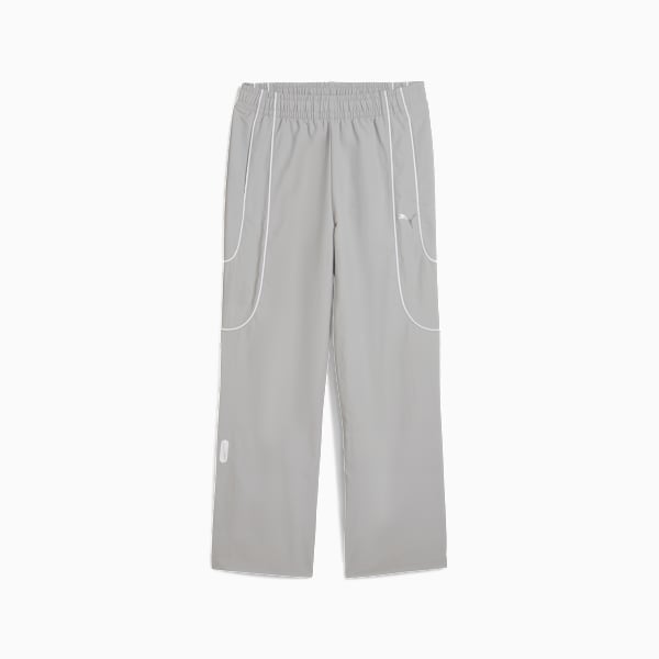 PUMATECH Relaxed Track Pants Men, Gray Echo-PUMA White, extralarge