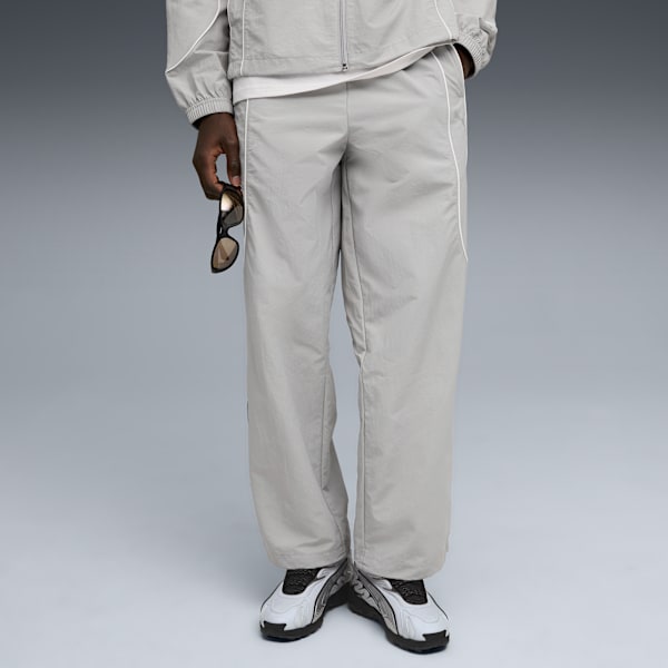 PUMATECH Relaxed Track Pants Men, Gray Echo-PUMA White, extralarge