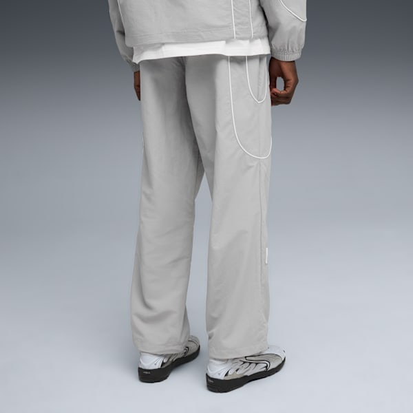 PUMATECH Relaxed Track Pants Men, Gray Echo-PUMA White, extralarge