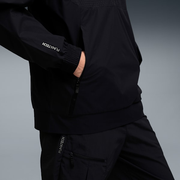 PUMATECH Men's Half-Zip Crew Sweatshirt, PUMA Black, extralarge-IND