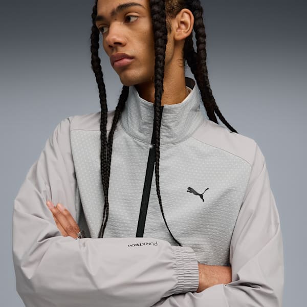 PUMATECH Half-Zip Crew Men, Gray Echo, extralarge