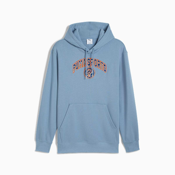 Sports Legacy II Men's Regular Fit Hoodie, Cool Blue, extralarge-IND