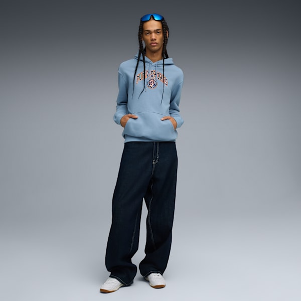 Sports Legacy II Men's Regular Fit Hoodie, Cool Blue, extralarge-IND