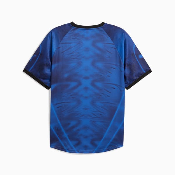 Camiseta de fútbol estampada PUMATECH, Mountain Blue-AOP, extralarge