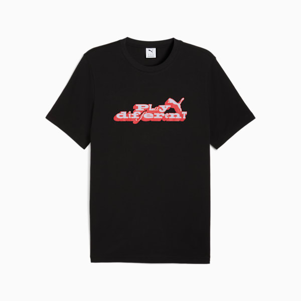 GRAPHIC Play Different Tee Men, PUMA Black, extralarge