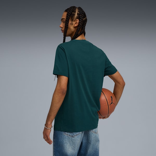 GRAPHIC Play Different Tee Men, Green Terrain, extralarge