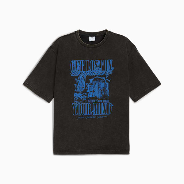 GRAPHIC Tee Men, PUMA Black, extralarge