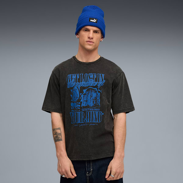 GRAPHIC Tee Men, PUMA Black, extralarge