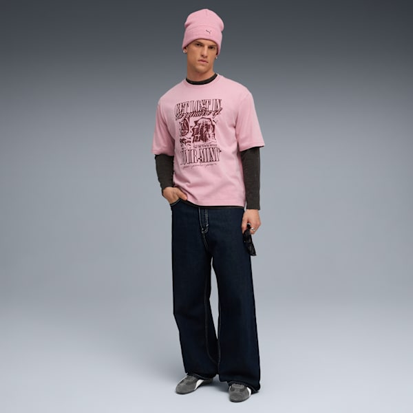 GRAPHIC Tee Men, Poised Pink, extralarge