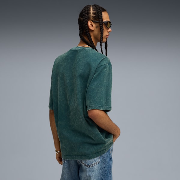 GRAPHIC Tee Men, Green Terrain, extralarge