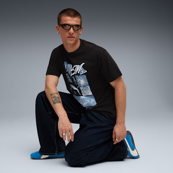 GRAPHIC Tee Men, PUMA Black, extralarge
