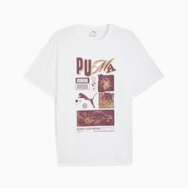 GRAPHIC Tee Men, PUMA White, extralarge