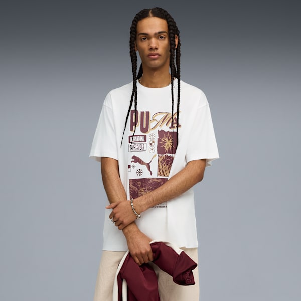 GRAPHIC Tee Men, PUMA White, extralarge