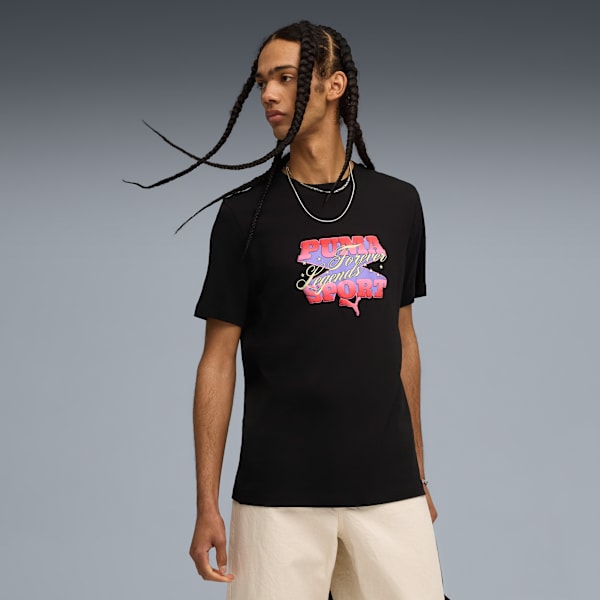 Graphics Legends Tee Men, PUMA Black, extralarge