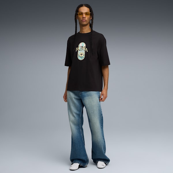 GRAPHIC Tee Men, PUMA Black, extralarge
