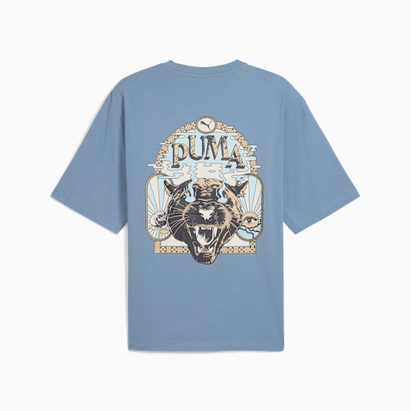 GRAPHIC Tee Men, Cool Blue, extralarge
