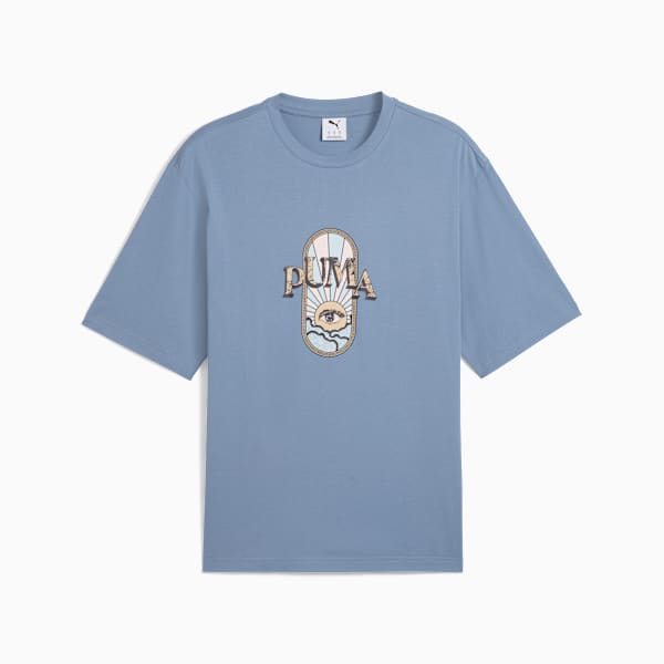 GRAPHIC Tee Men, Cool Blue, extralarge