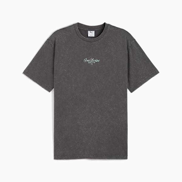 Graphic Relaxed Washed Tee Men, Dusky Gray, extralarge