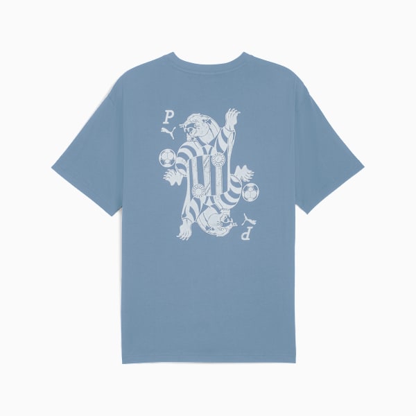 Graphic Card Play Relaxed Tee Men, Cool Blue, extralarge