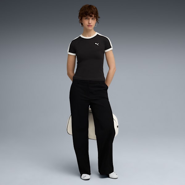 T7 Slim Tee Women, PUMA Black, extralarge