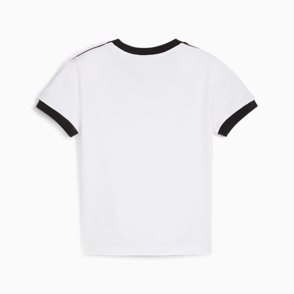 T7 Slim Tee Women, PUMA White, extralarge