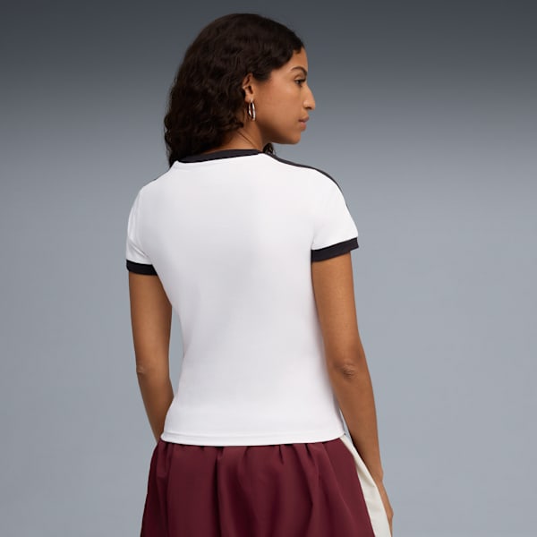 T7 Slim Tee Women, PUMA White, extralarge