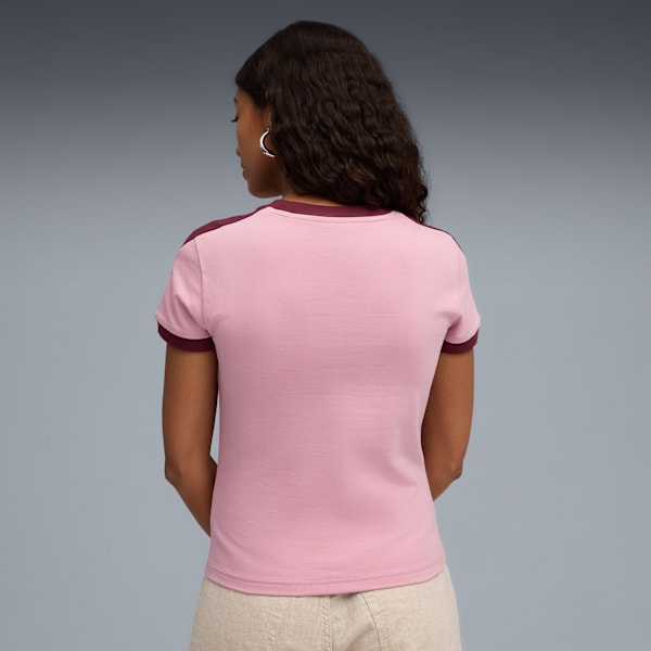 T7 Slim Tee Women, Poised Pink, extralarge