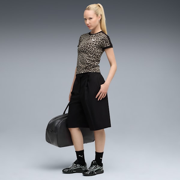 T7 Leo Luxe Slim Tee Women, PUMA Black, extralarge-GBR