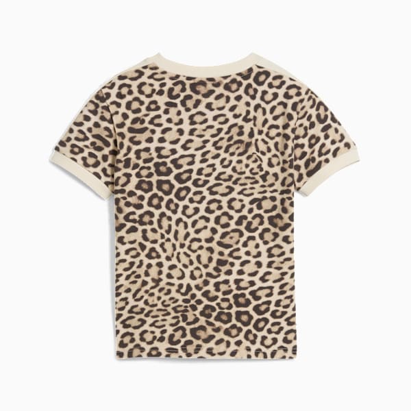 T7 Leo Luxe Slim Tee Women, Alpine Snow-Ice Coffee, extralarge