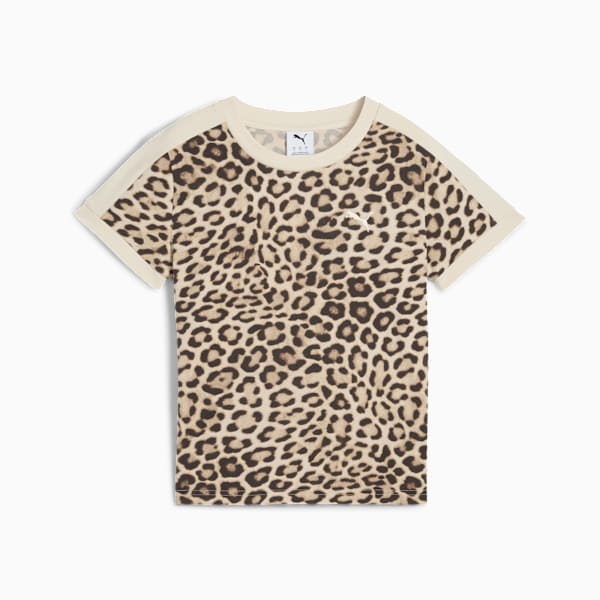 T7 Leo Luxe Slim Tee Women, Alpine Snow-Ice Coffee, extralarge
