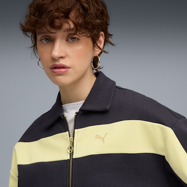 T7 Relaxed Track Jacket Women, New Navy, extralarge