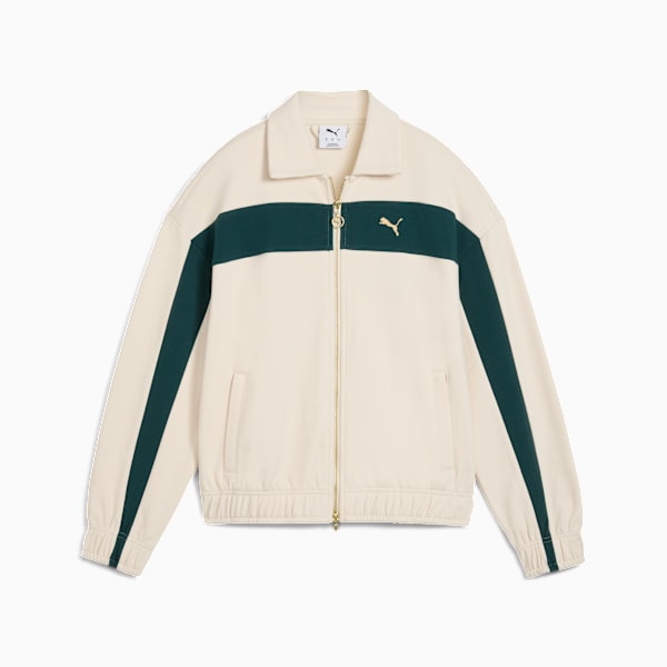 T7 Relaxed Track Jacket Women, Alpine Snow, extralarge