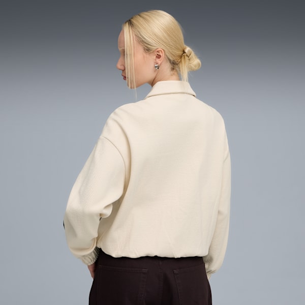 T7 Relaxed Track Jacket Women, Alpine Snow, extralarge