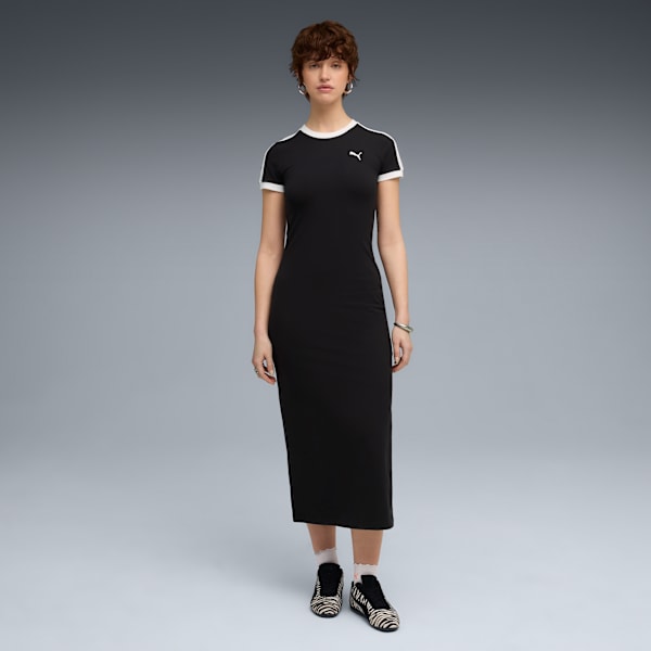 Wardrobe Essentials Slim Fit Dress Women, PUMA Black, extralarge