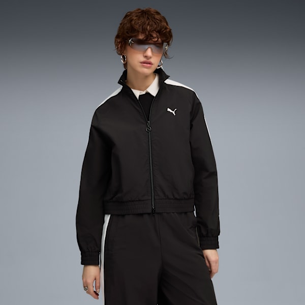 Chamarra holgada T7 II para mujer, PUMA Black, extralarge