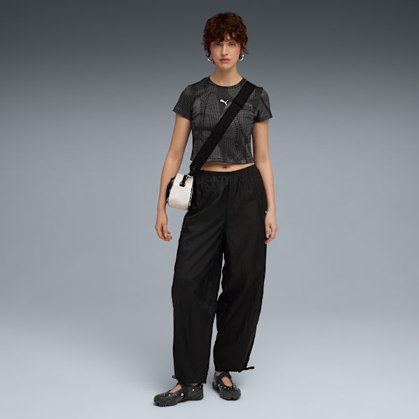 DARE TO All Over Print Baby Tee Women, PUMA Black, extralarge