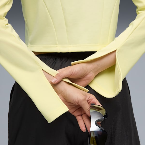 DARE TO Slim Track Jacket Women, Gold Moon, extralarge