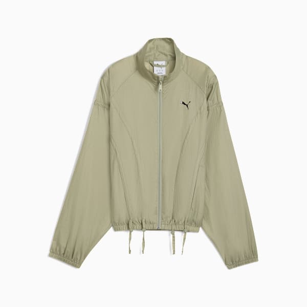DARE TO Women’s Oversized Woven Jacket, Lux Army, extralarge-IND