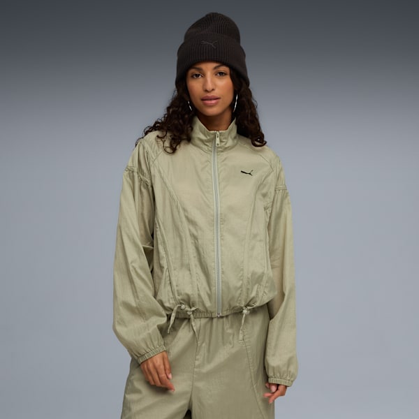 DARE TO Oversized Woven Jacket Women, Lux Army, extralarge-GBR