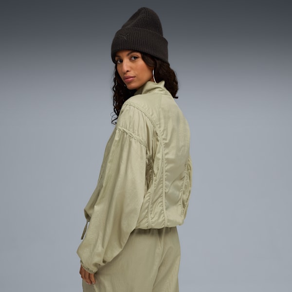 DARE TO Oversized Woven Jacket Women, Lux Army, extralarge-GBR
