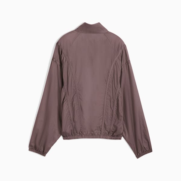 DARE TO Women’s Oversized Woven Jacket, Raisin, extralarge-IND