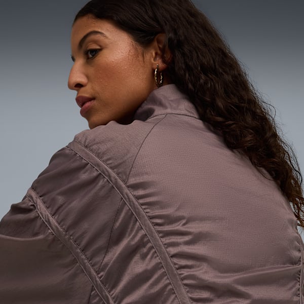 DARE TO Oversized Woven Jacket Women, Raisin, extralarge-GBR