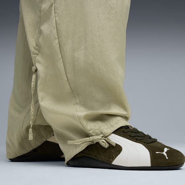 DARE TO Women's Oversized Woven Pants, Lux Army, extralarge-IND
