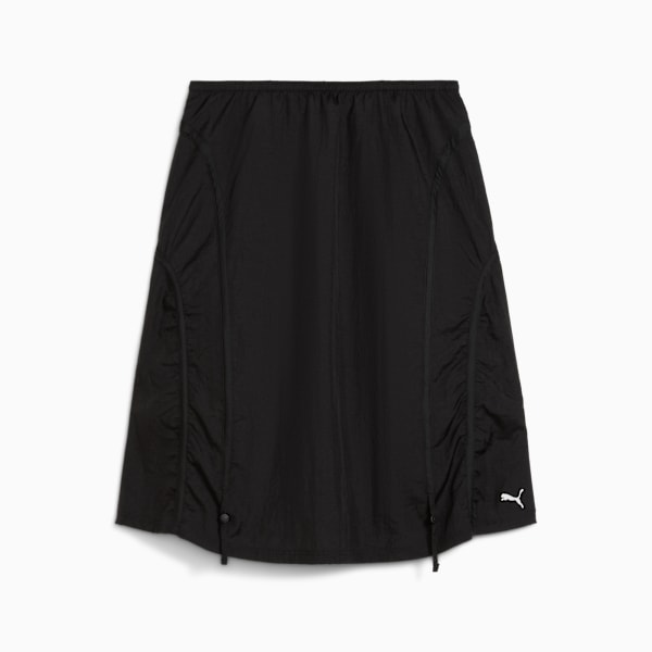 DARE TO Woven Midi Skirt Women, PUMA Black, extralarge