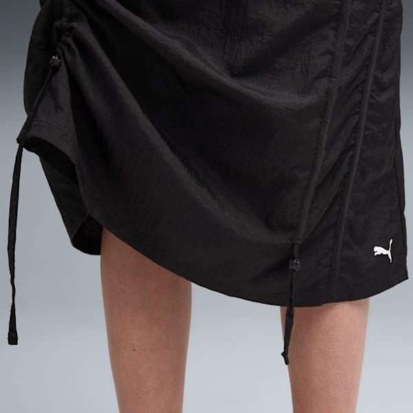 DARE TO Woven Midi Skirt Women, PUMA Black, extralarge