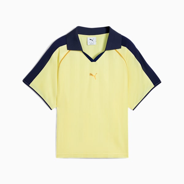 T7 Relaxed Soccer Jersey Women, Gold Moon, extralarge