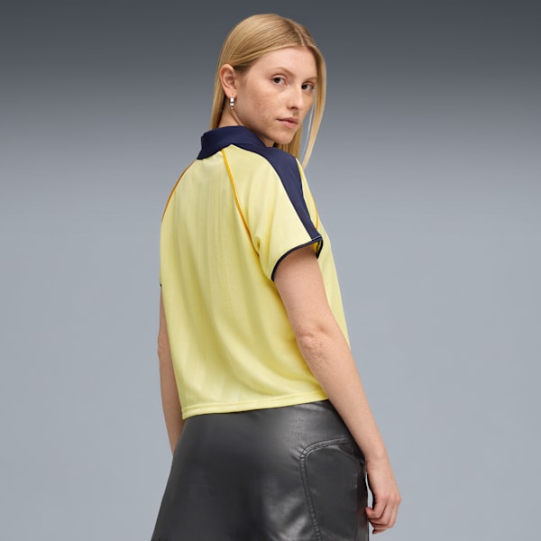 T7 Relaxed Soccer Jersey Women, Gold Moon, extralarge