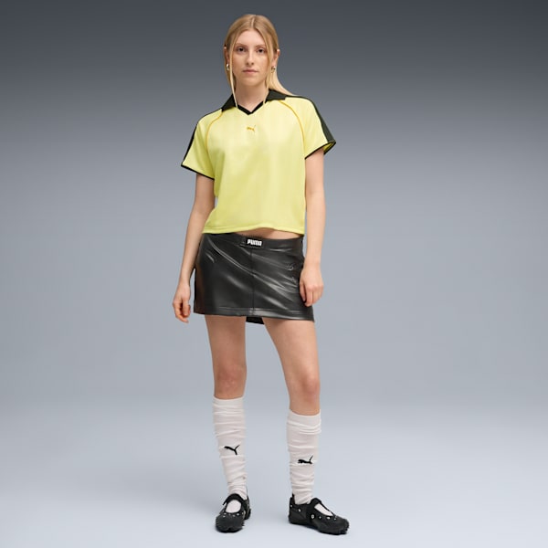 T7 Relaxed Soccer Jersey Women, Gold Moon, extralarge